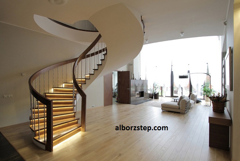 تفاوت پله گرد و پله پیچ - البرز استپ