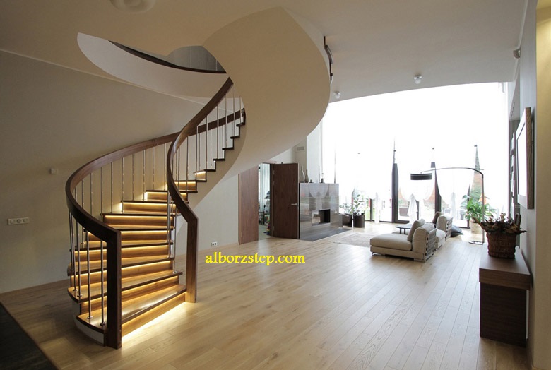 ابعاد مورد نیاز برای پله گرد چیست؟ - البرز استپ
