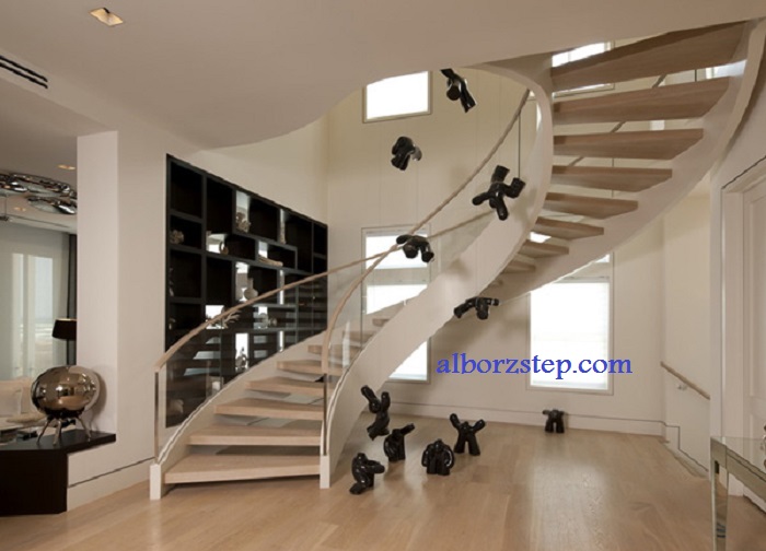 ابعاد مورد نیاز برای پله گرد چیست؟ - البرز استپ
