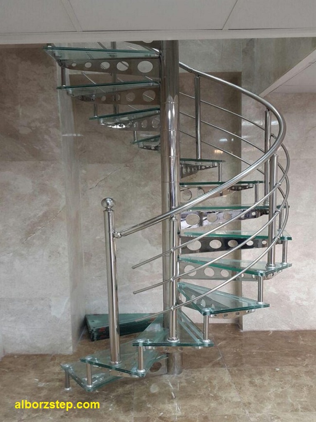 شرکت سازنده پله گرد فلزی - البرز استپ