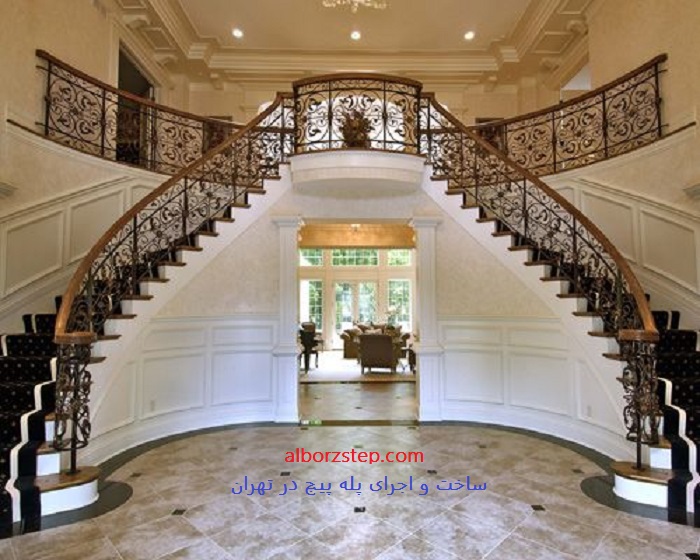 ساخت و اجرای پله پیچ در تهران - البرز استپ