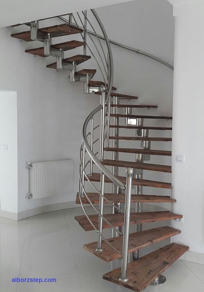 شرکت سازنده پله گرد فلزی - البرز استپ