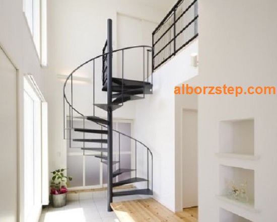 قیمت پله گرد فلزی - البرز استپ
