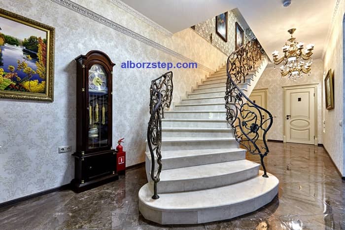 سفارش طراحی پله دوبلکس - البرز استپ