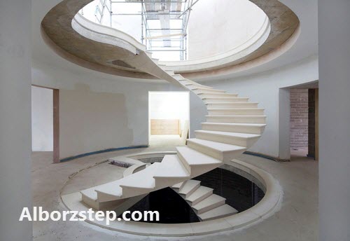 تولید کننده پله پیچ در کرج - البرز استپ