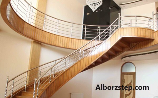 تولید انواع پله گرد در کرج - البرز استپ