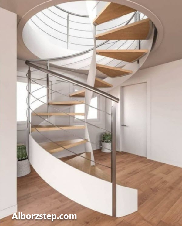 آشنایی با پله پیچ یا مارپیچ - البرز استپ
