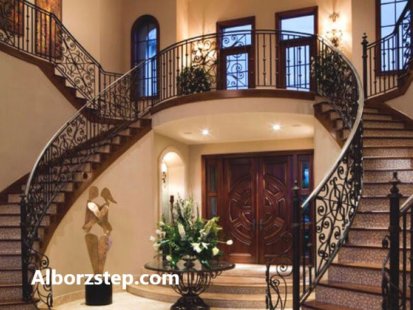 طراحی و ساخت پله دکوراتیو در کرج - البرز استپ