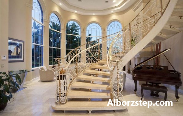 طراحی و ساخت پله دکوراتیو در کرج - البرز استپ