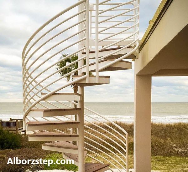 آشنایی با پله پیچ یا مارپیچ - البرز استپ