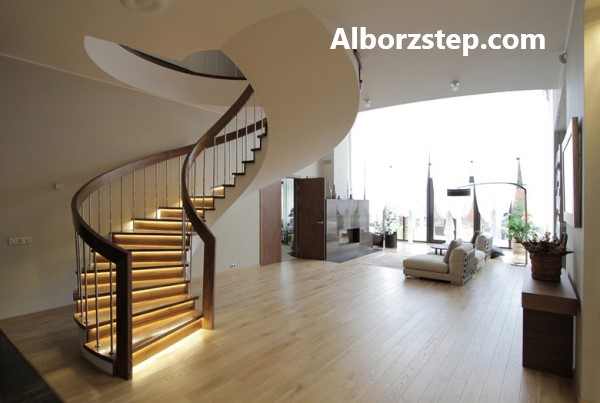 طراحی و ساخت پله دکوراتیو در کرج - البرز استپ