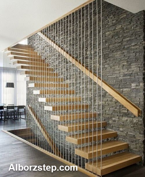 بهترین سازنده پله های دکوراتیو معلق - البرز استپ