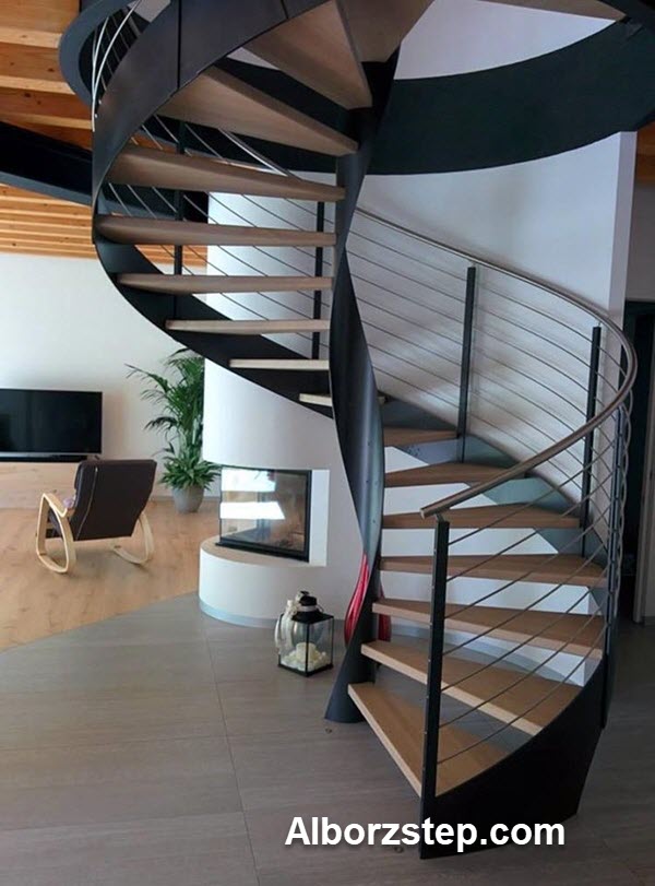 بهترین سازنده پله پیچ در تهران - البرز استپ