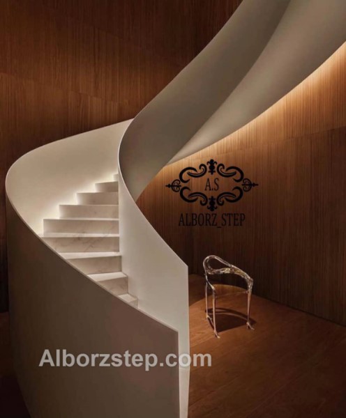 بهترین شرکت طراحی پله دکوراتیو - البرز استپ