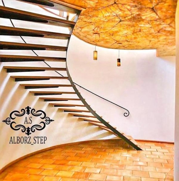 بهترین شرکت طراحی پله دکوراتیو - البرز استپ