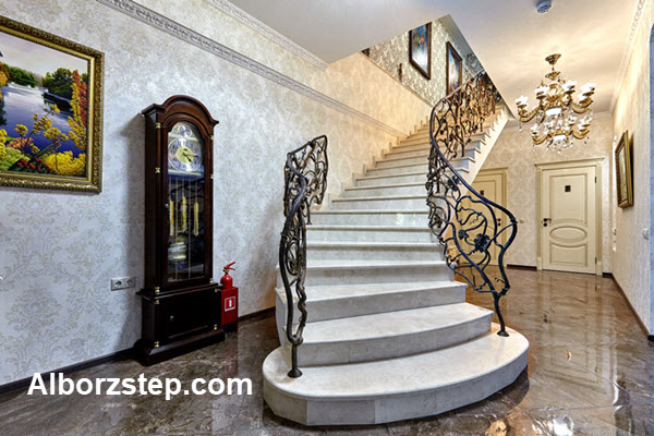 طراحی و اجرای پله دوبلکس با قیمت مناسب - البرز استپ