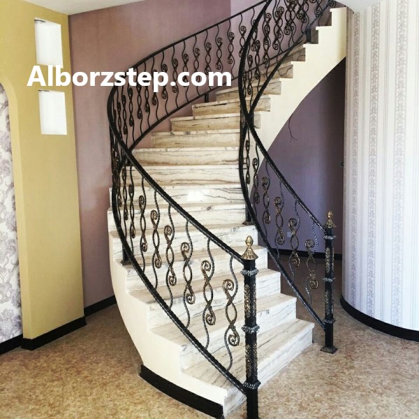 هزینه طراحی و اجرای پله گرد چقدر است؟ - البرز استپ