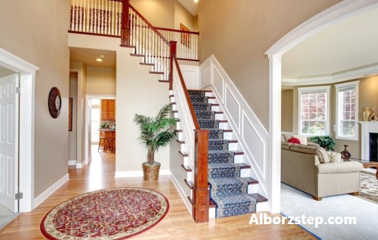 بهترین مدل راه پله داخل ساختمان | البرز استپ