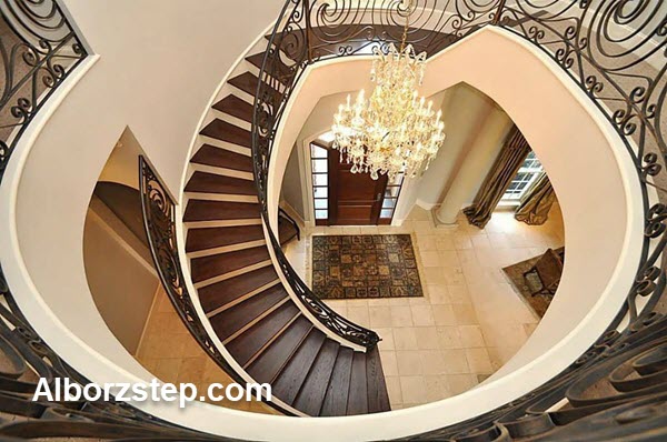 شرکت سازنده پله گرد در تهران - البرز استپ