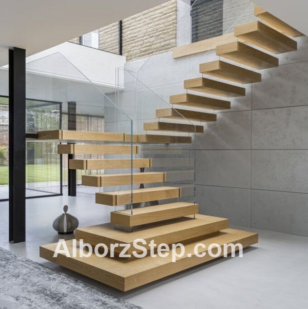 بهترین سازنده راه پله معلق در تهران و کرج | البرز استپ