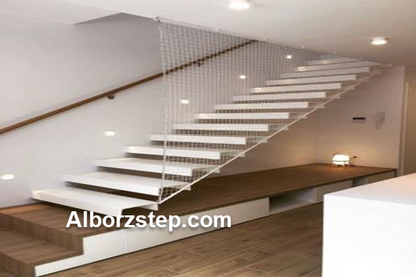 بهترین تولید کننده پله معلق گرد | البرز استپ