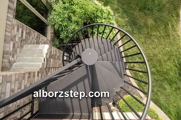 تولید پله مارپیچ فلزی در تهران و کرج | البرز استپ