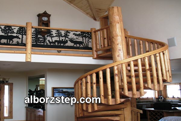 طراحی و ساخت پله گرد برای فضای کم | البرز استپ