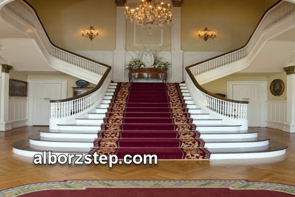 طراحی و ساخت پله دوبلکس سلطنتی | البرز استپ