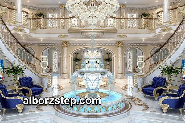 طراحی و ساخت پله دوبلکس سلطنتی | البرز استپ