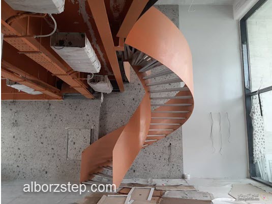 فروش انواع پله گرد آماده همراه با نصب در استان البرز | البرز استپ