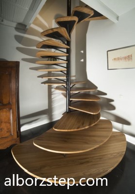 بهترین تولیدکننده پله مارپیچ دوبلکس | البرز استپ