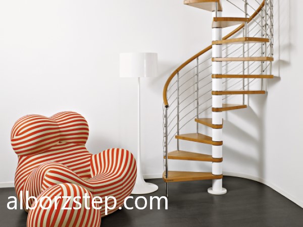 قیمت ساخت پله گرد مغازه در تهران و کرج | البرز استپ