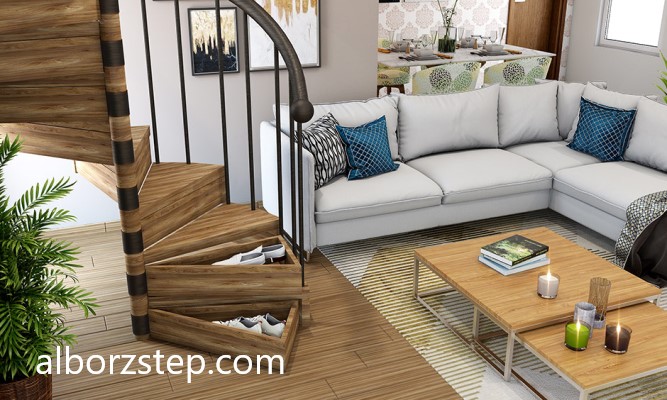 خرید بهترین پله های دوبلکس آماده | البرز استپ