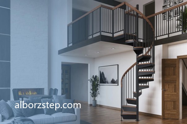 بهترین مرکز طراحی و ساخت پله گرد دوبلکس با قیمت مناسب | البرز استپ
