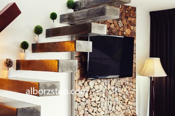 قیمت طراحی و اجرای پله های معلق مدرن در کرج | البرز استپ