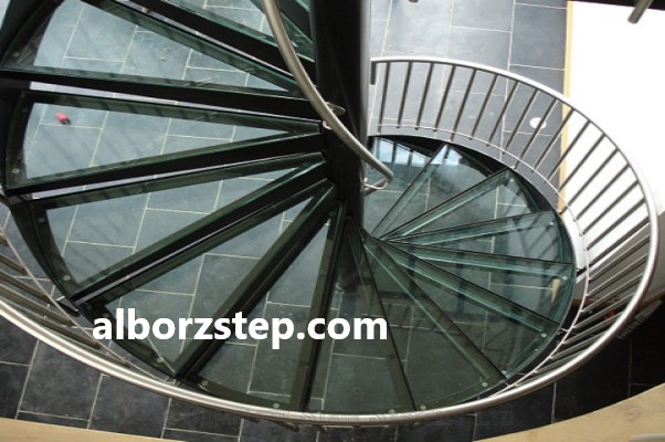 سازنده معروف پله گرد فلزی در تهران | البرز استپ