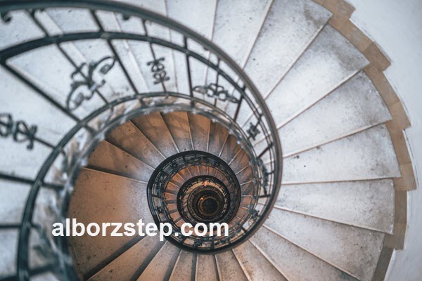 ویژگی های پله معلق گرد | البرز استپ