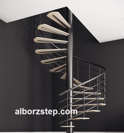 فاکتورهای مؤثر بر قیمت پله معلق گرد | البرز استپ