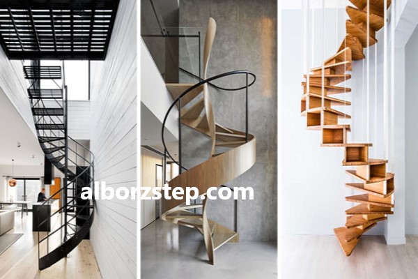 ساخت و اجرای پله گرد ویلایی در تهران و کرج | البرز استپ