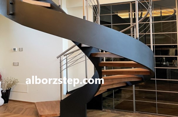 هزینه ساخت و اجرای پله پیچ آهنی چقدر است؟ | البرز استپ