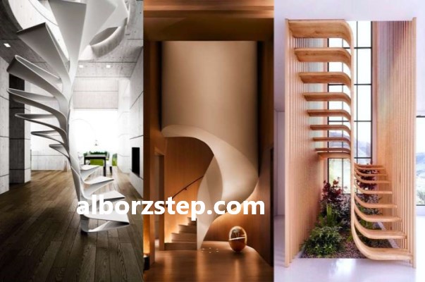 خرید پله دوبلکس نیم گرد با قیمت پایین | البرز استپ