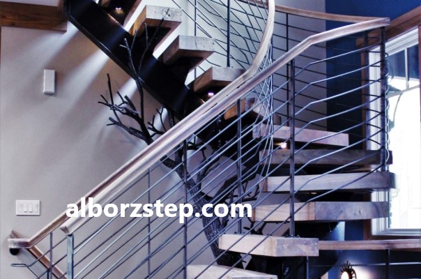 خرید پله مارپیچ دو محور باکس با قیمت مناسب | البرز استپ