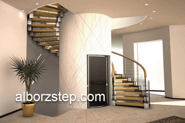 خرید پله گرد مدرن با کیفیت | البرز استپ