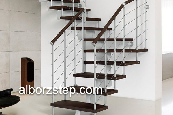 ساخت راه پله های فلزی در داخل ساختمان | البرز استپ