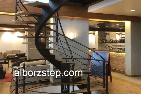 اجرای انواع پله پیچ فلزی دوبلکس | البرز استپ