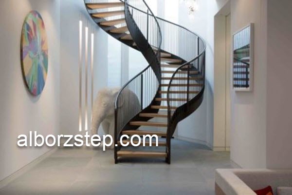 مرجع خرید پله گرد مدرن در البرز | البرز استپ