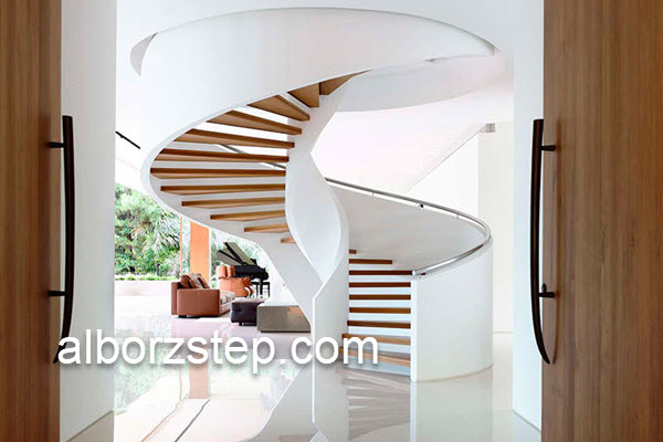 اجرای انواع پله گرد مدرن در البرز | البرز استپ