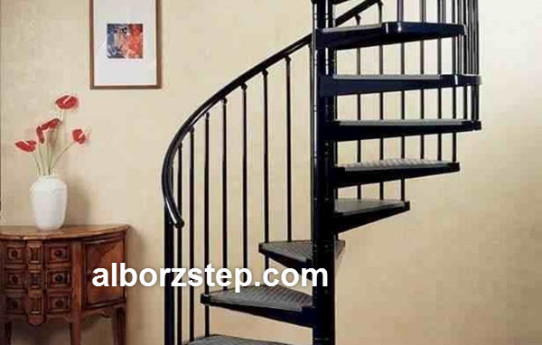 ساخت پله گرد فلزی در کرج | البرز استپ