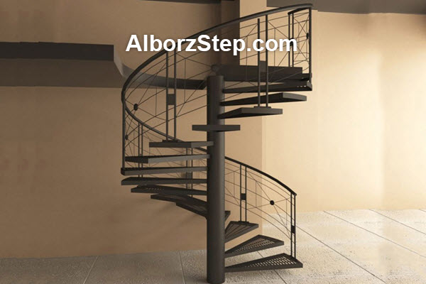 مزایای ساخت پله گرد فلزی | البرز استپ