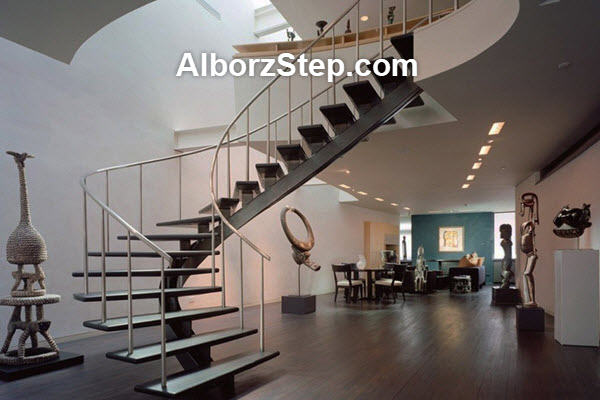 هزینه نصب و اجرای پله گرد فلزی در کرج چقدر است؟ | البرز استپ